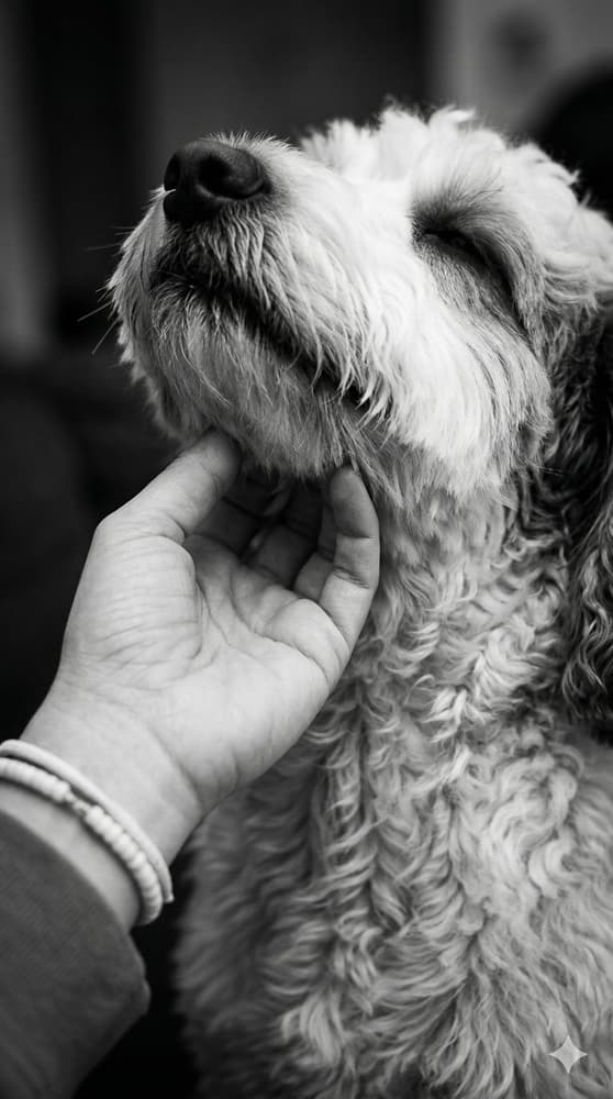 Max the HappyPuppy — warm editorial portrait